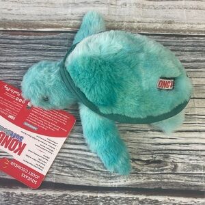 KONG SoftSeas Turtle Dog Toy | Small | Crinkle & Squeak Plush